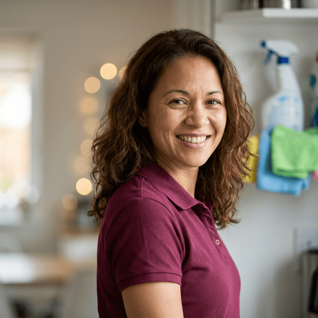 Lisa M. smiling in a casual sweater